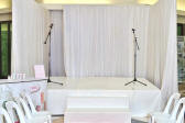 Freestamding Draping setuo and Stage etc.