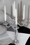 Silver Candelabra 40cm