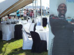 Table setting at Scribante International Event